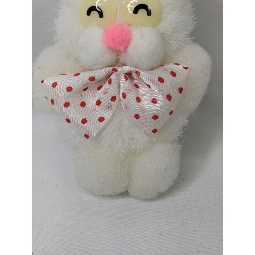 White Rabbit Plush‎ Bunny 4.5 Inch Puffy Felt Ears Ornament